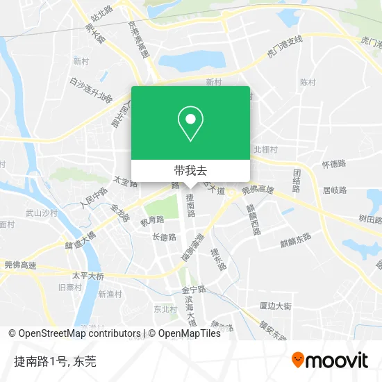 捷南路1号地图