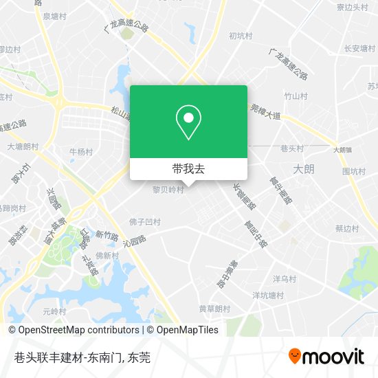 巷头联丰建材-东南门地图