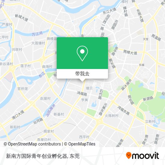 新南方国际青年创业孵化器地图