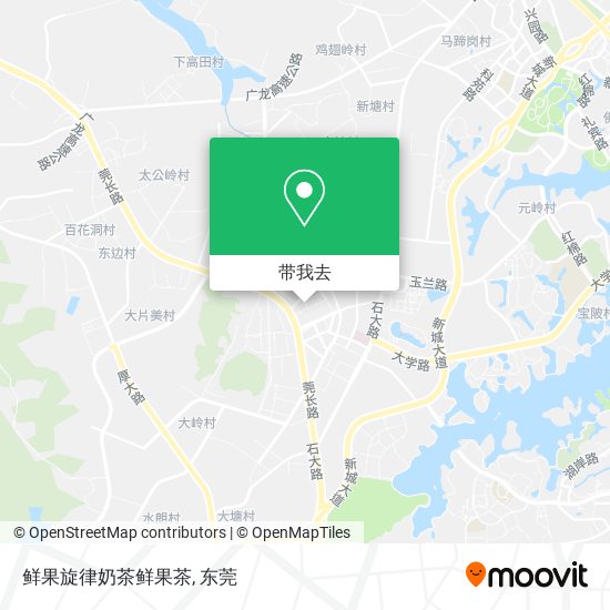 鲜果旋律奶茶鲜果茶地图