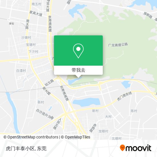 虎门丰泰小区地图