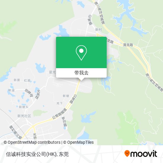 信诚科技实业公司(HK)地图