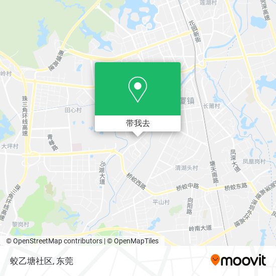 蛟乙塘社区地图