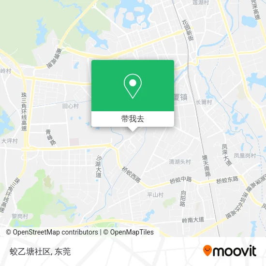 蛟乙塘社区地图