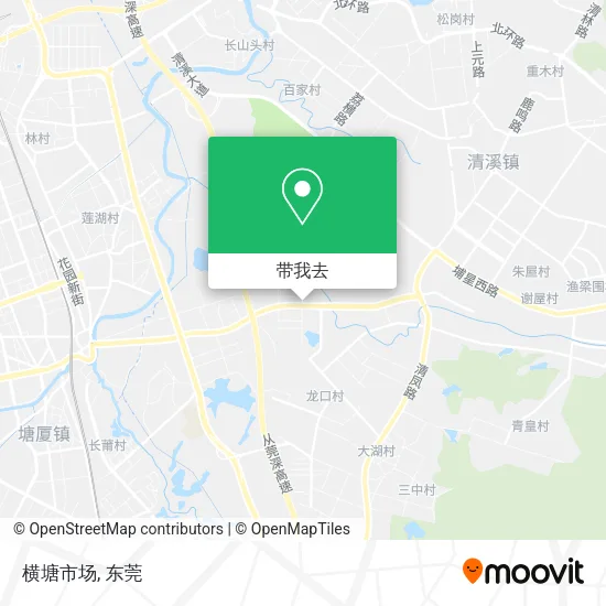 横塘市场地图
