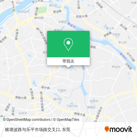 横塘波路与乐平市场路交叉口地图