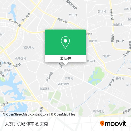 大朗手机城-停车场地图