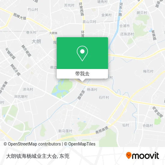 大朗镇海杨城业主大会地图