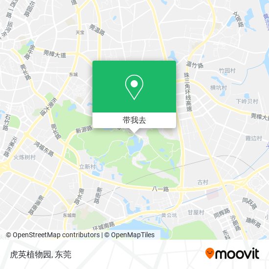 虎英植物园地图