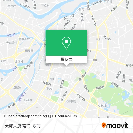 天海大厦-南门地图