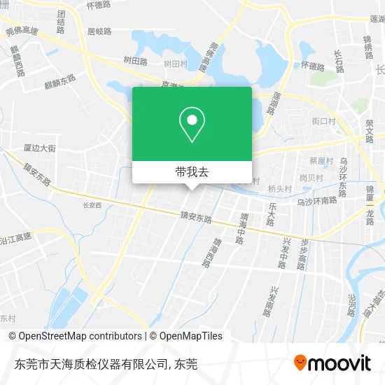 东莞市天海质检仪器有限公司地图