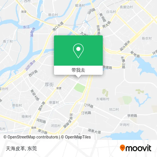 天海皮革地图