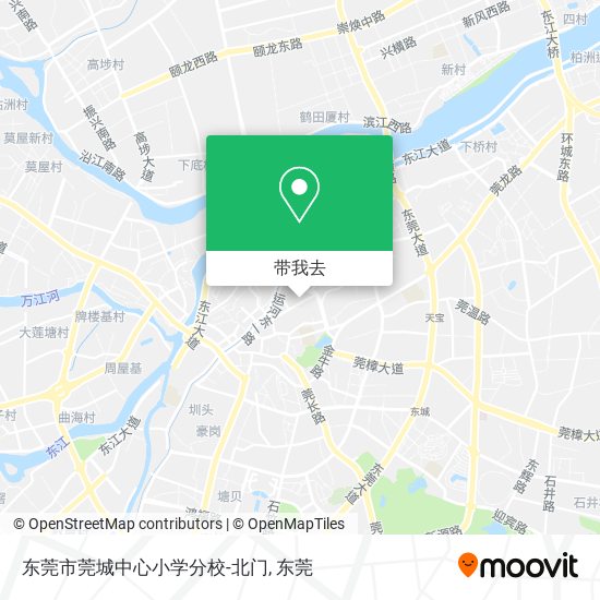 东莞市莞城中心小学分校-北门地图
