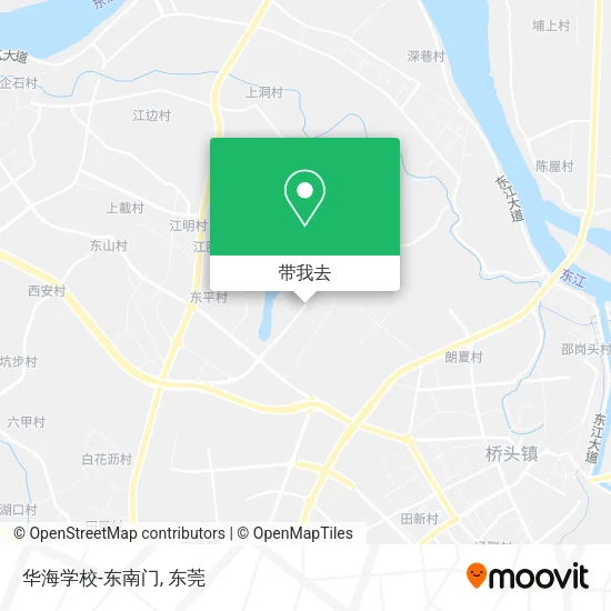 华海学校-东南门地图