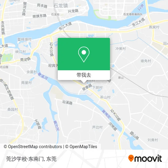 莞沙学校-东南门地图