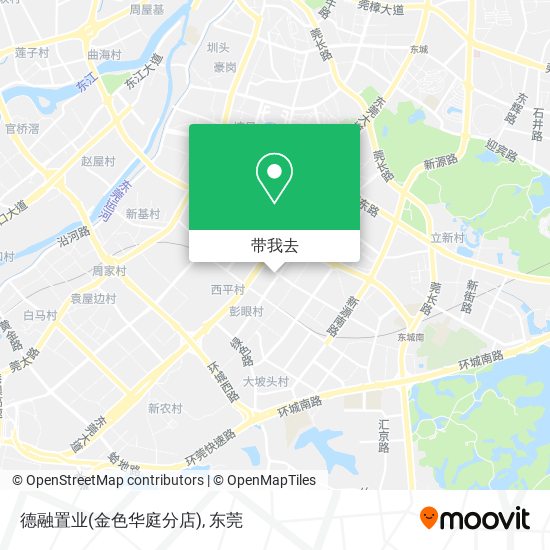 德融置业(金色华庭分店)地图