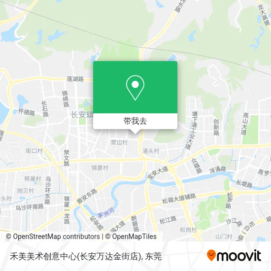 禾美美术创意中心(长安万达金街店)地图