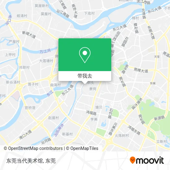 东莞当代美术馆地图