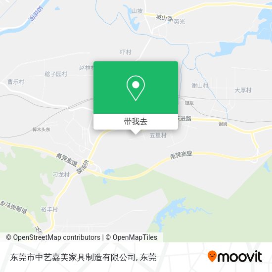 东莞市中艺嘉美家具制造有限公司地图