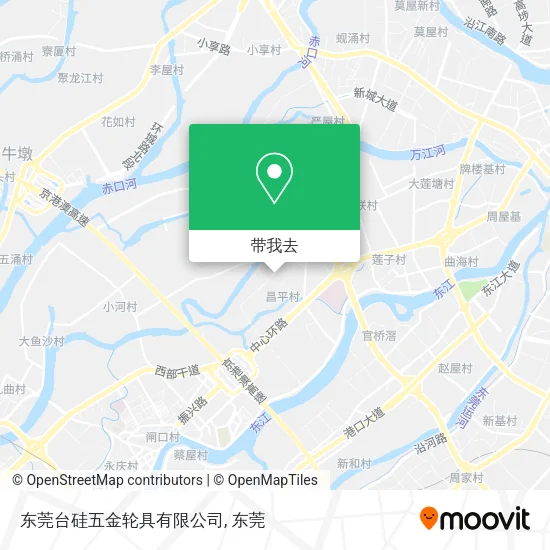 东莞台硅五金轮具有限公司地图
