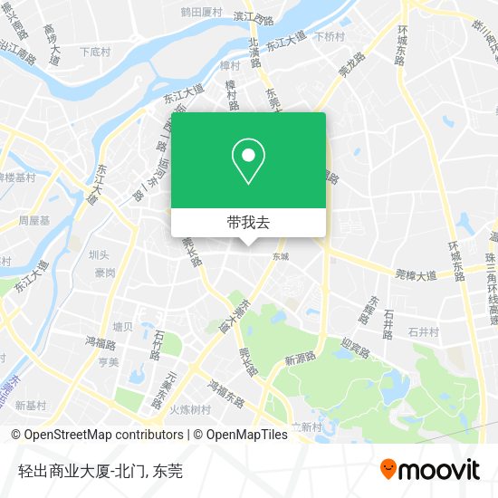 轻出商业大厦-北门地图