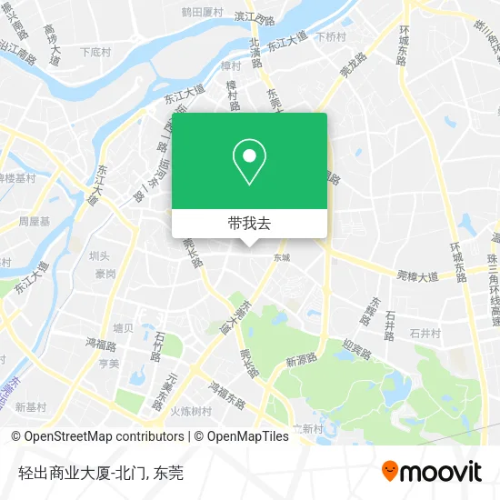 轻出商业大厦-北门地图