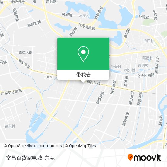富昌百货家电城地图