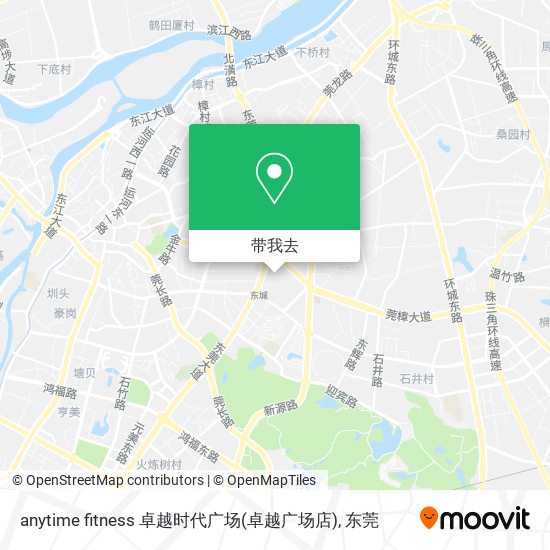 anytime fitness 卓越时代广场(卓越广场店)地图