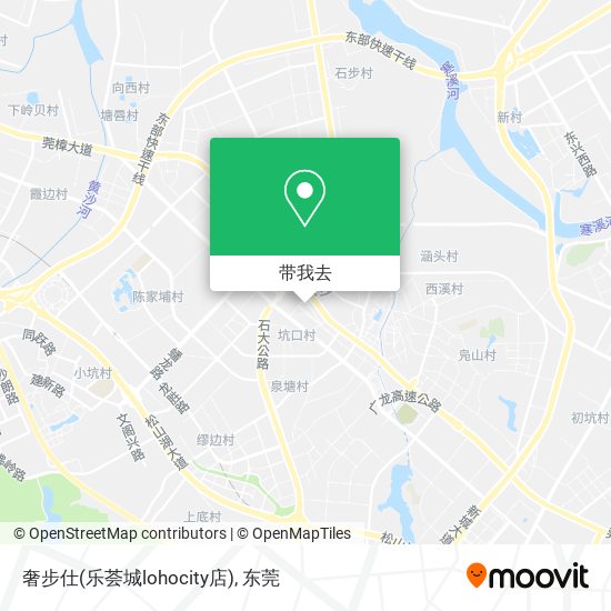 奢步仕(乐荟城lohocity店)地图