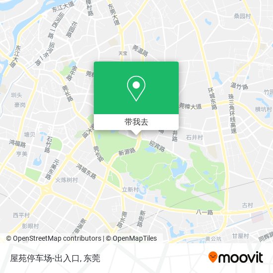 屋苑停车场-出入口地图
