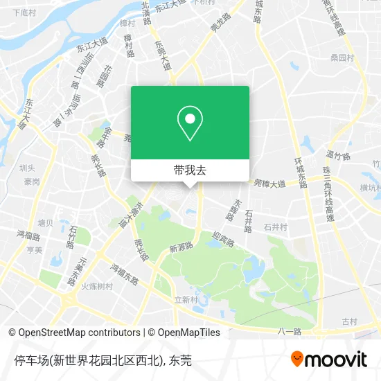 停车场(新世界花园北区西北)地图