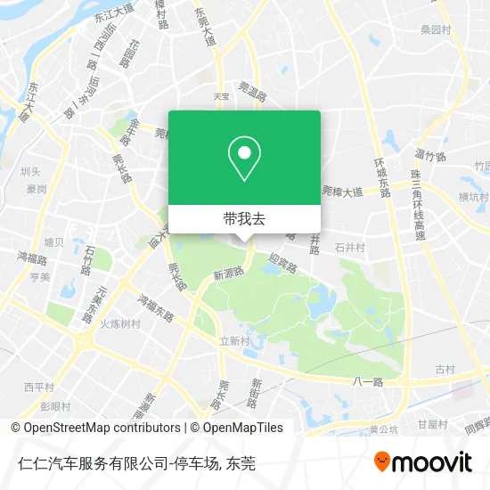 仁仁汽车服务有限公司-停车场地图