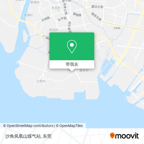 沙角凤凰山煤气站地图