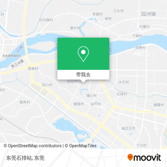 东莞石排站地图