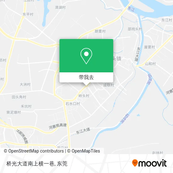 桥光大道南上横一巷地图