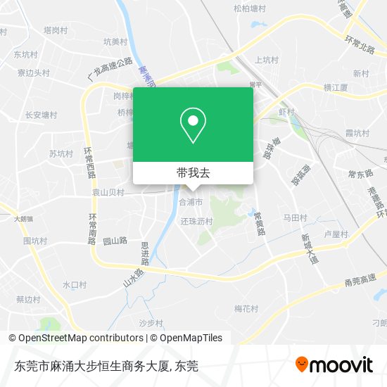 东莞市麻涌大步恒生商务大厦地图
