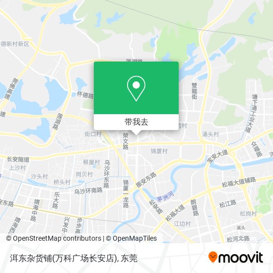 洱东杂货铺(万科广场长安店)地图