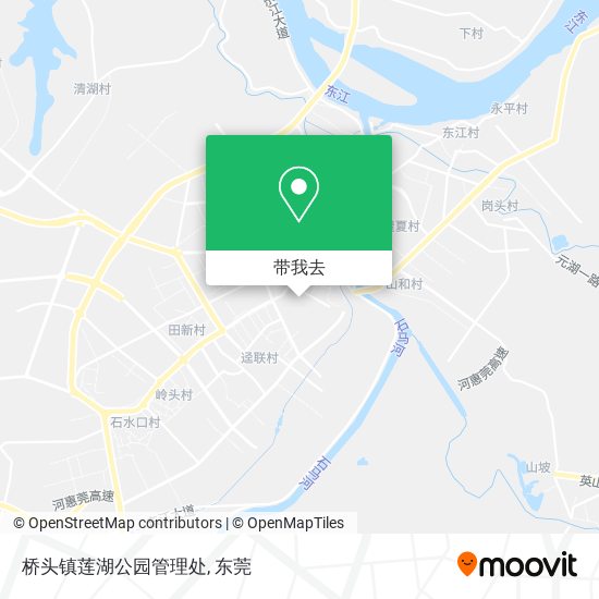 桥头镇莲湖公园管理处地图
