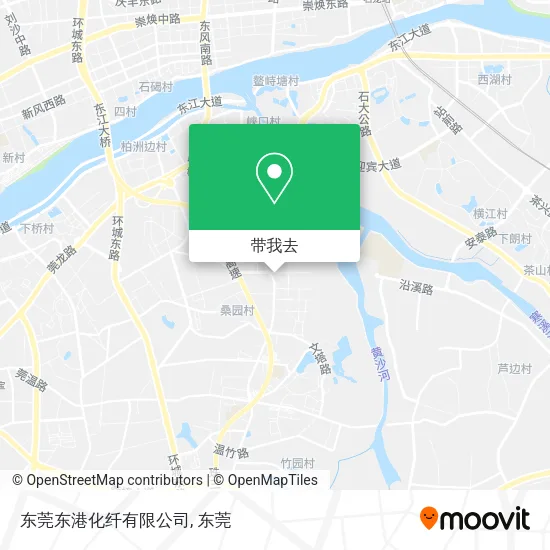 东莞东港化纤有限公司地图