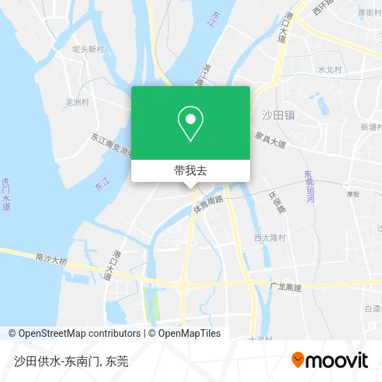 沙田供水-东南门地图