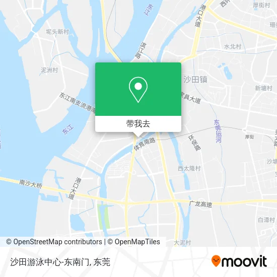 沙田游泳中心-东南门地图