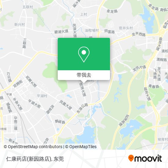 仁康药店(新园路店)地图