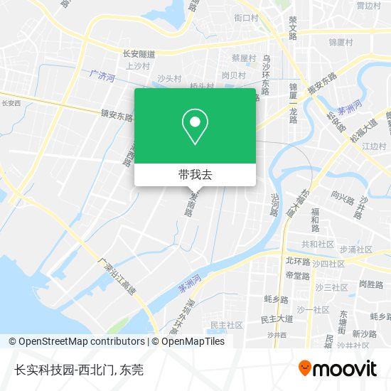长实科技园-西北门地图