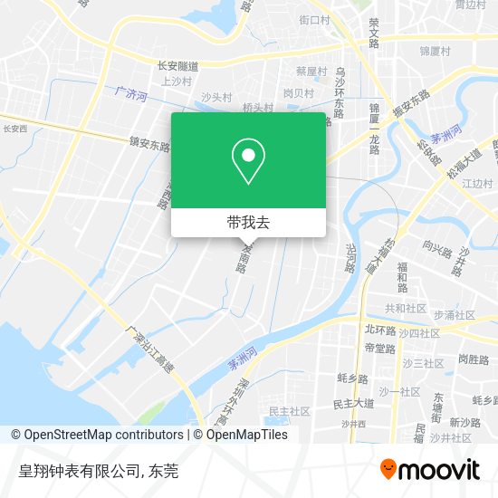 皇翔钟表有限公司地图
