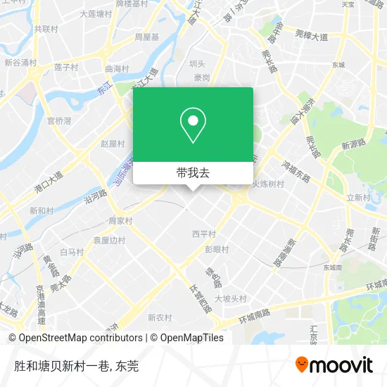 胜和塘贝新村一巷地图