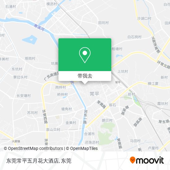 东莞常平五月花大酒店地图