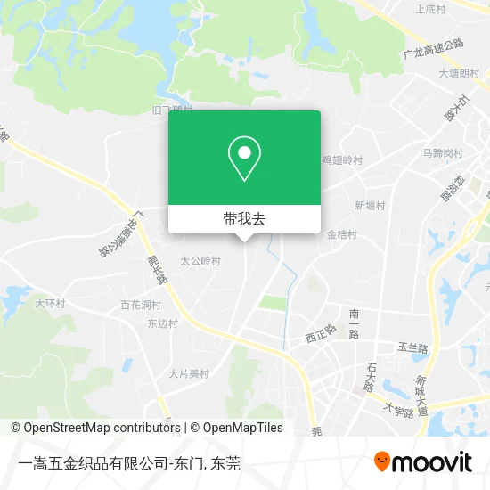 一嵩五金织品有限公司-东门地图