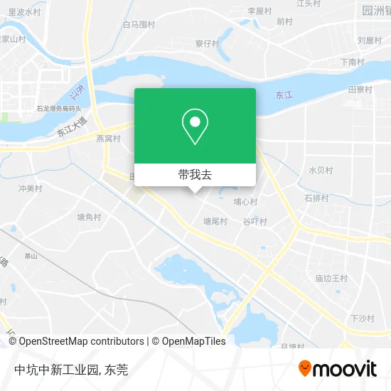 中坑中新工业园地图