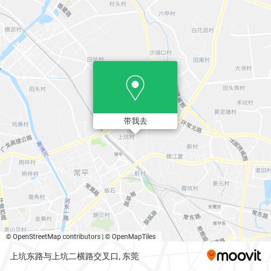 上坑东路与上坑二横路交叉口地图