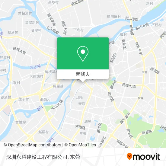 深圳永科建设工程有限公司地图